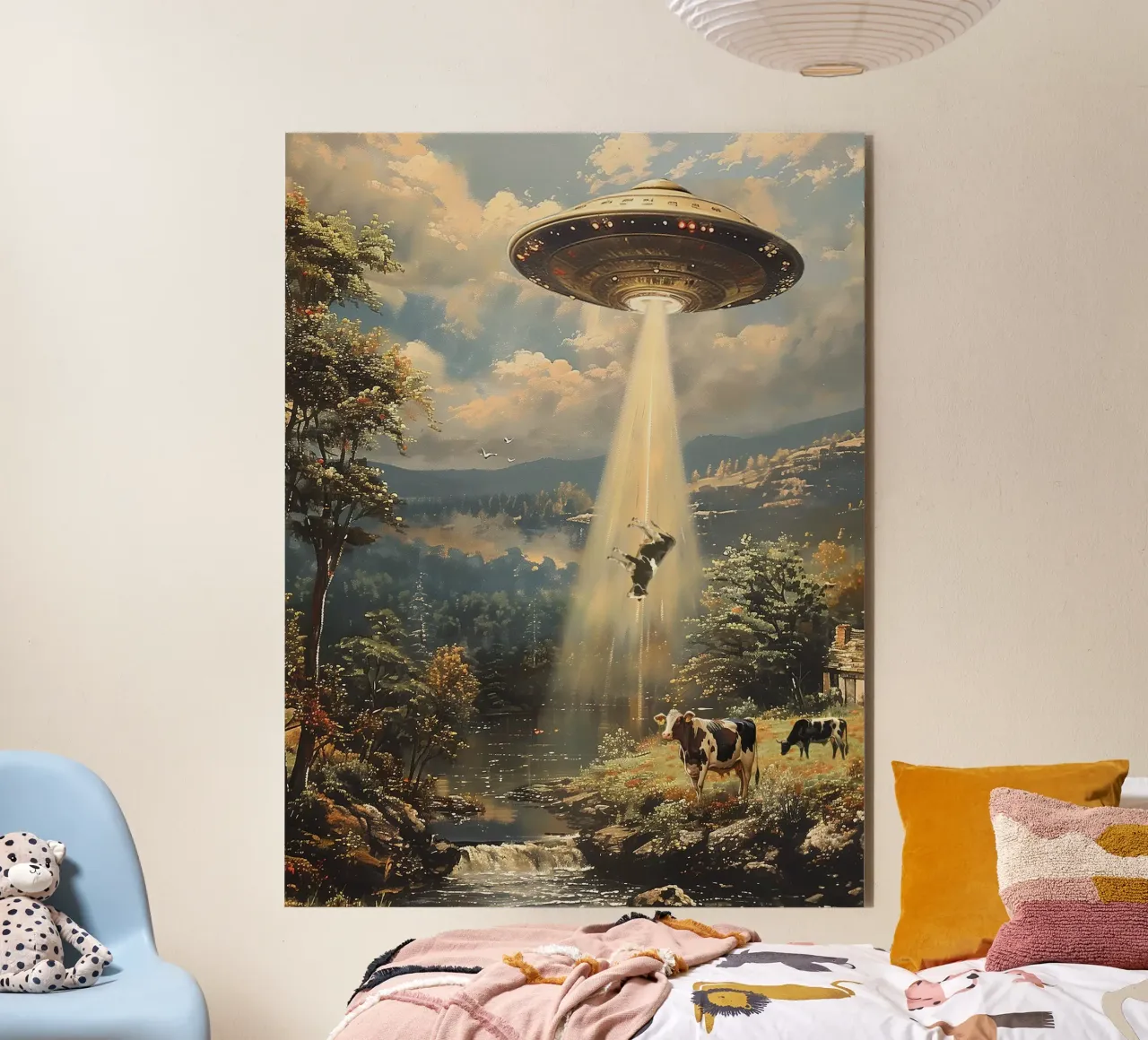 Alien Cow-spiracy alluminio dibond da Dikhotomy