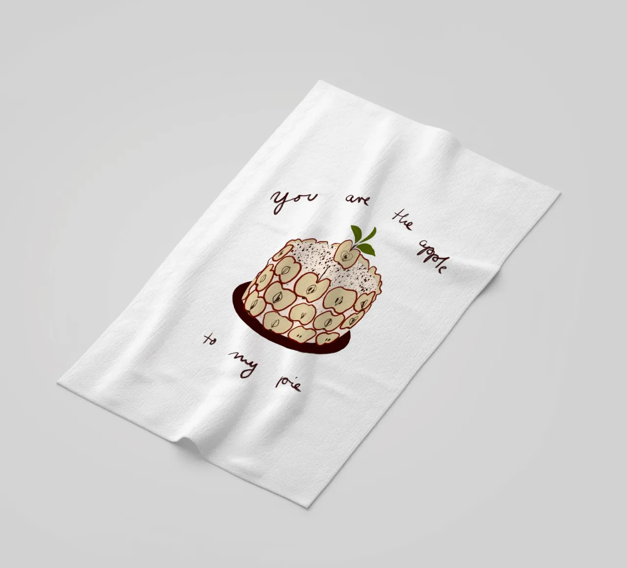 Apfelkuchen telo mare da Sophie Augustin Illustration