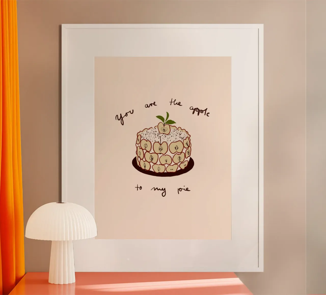 Apfelkuchen carta hahnemühle da Sophie Augustin Illustration