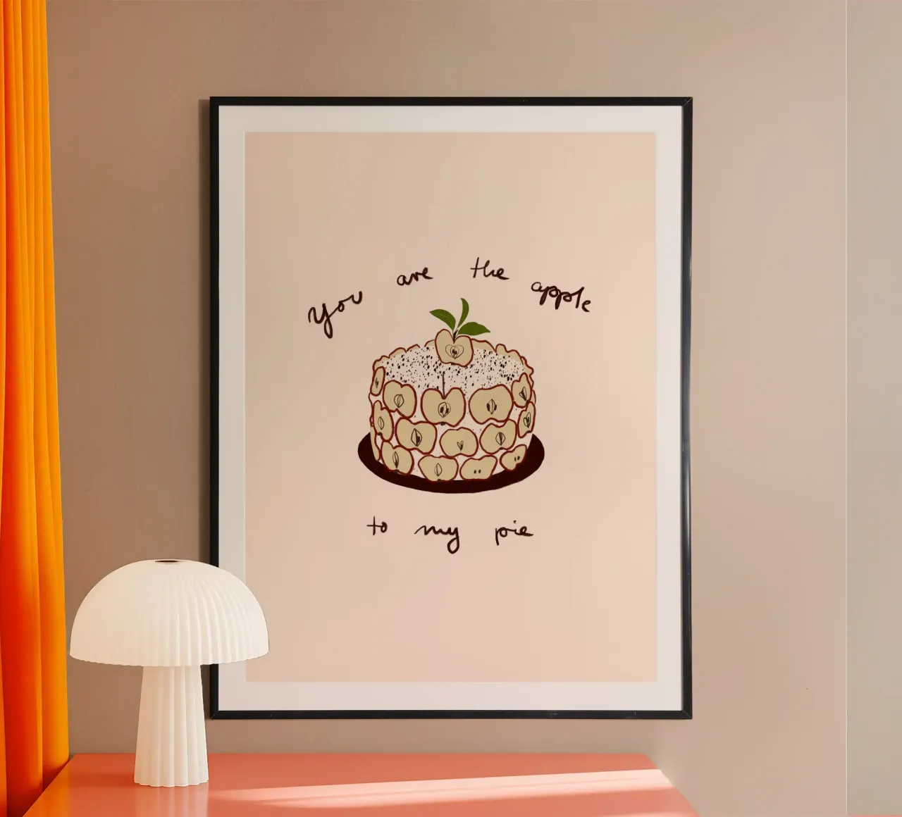 Apfelkuchen carta hahnemühle da Sophie Augustin Illustration