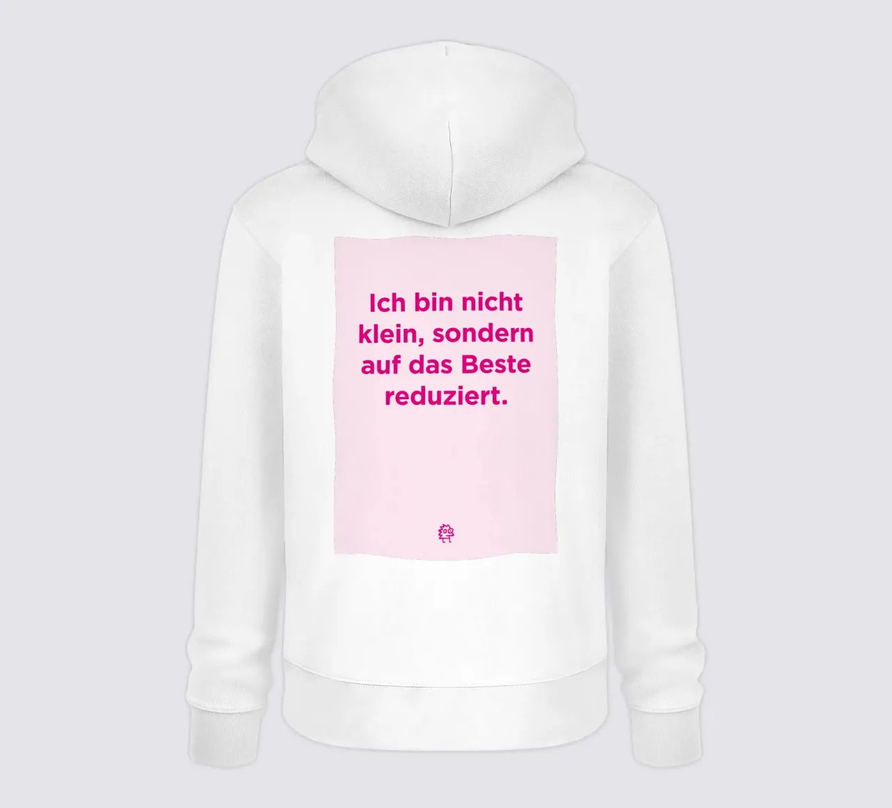 Ich bin nicht klein felpa con cappuccio da Art Fart
