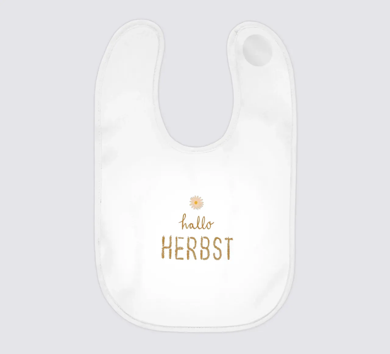 Hallo Herbst Getreide Babylätzchen von Sophie Augustin Illustration