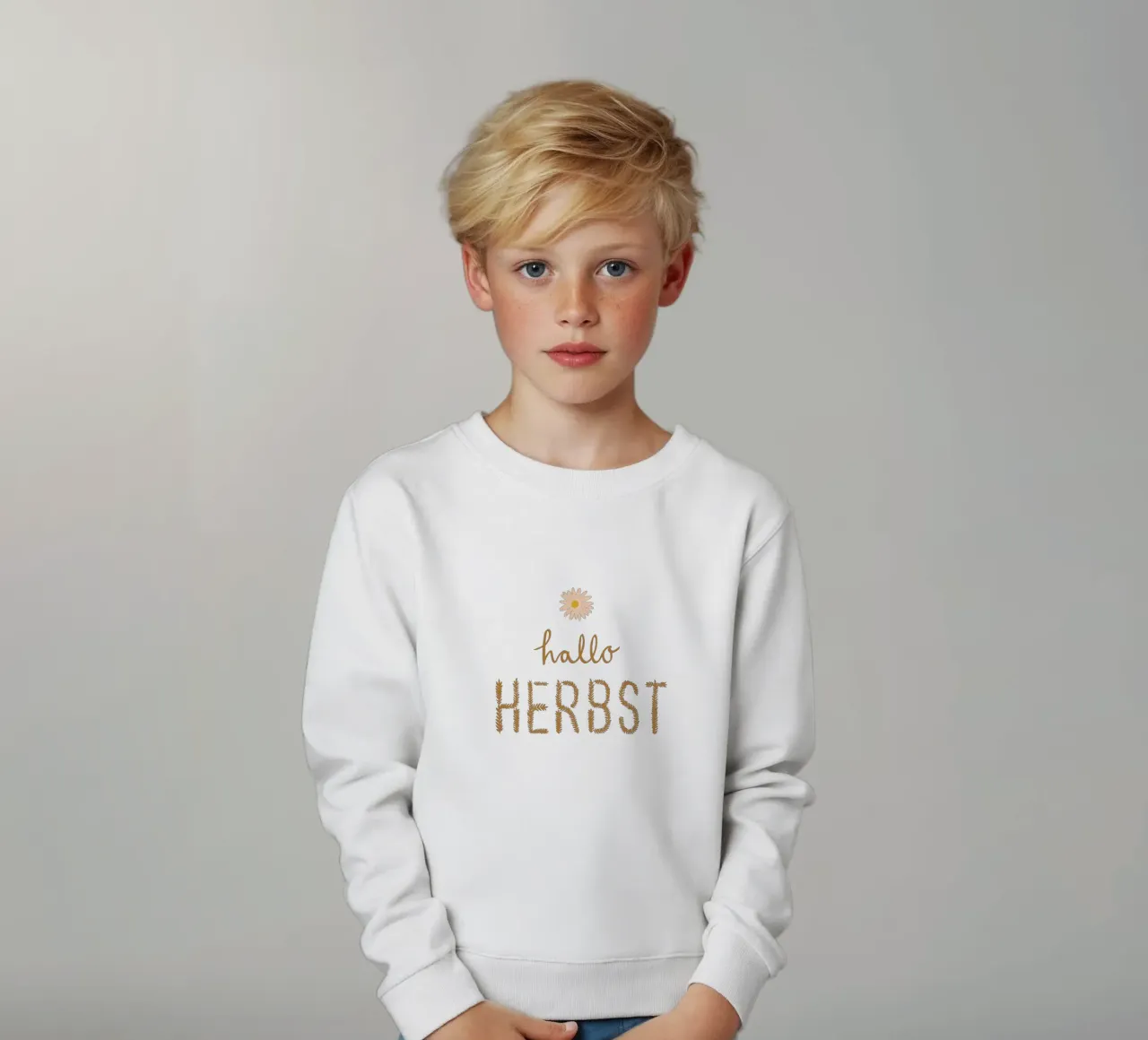 Hallo Herbst Getreide felpa bambino da Sophie Augustin Illustration