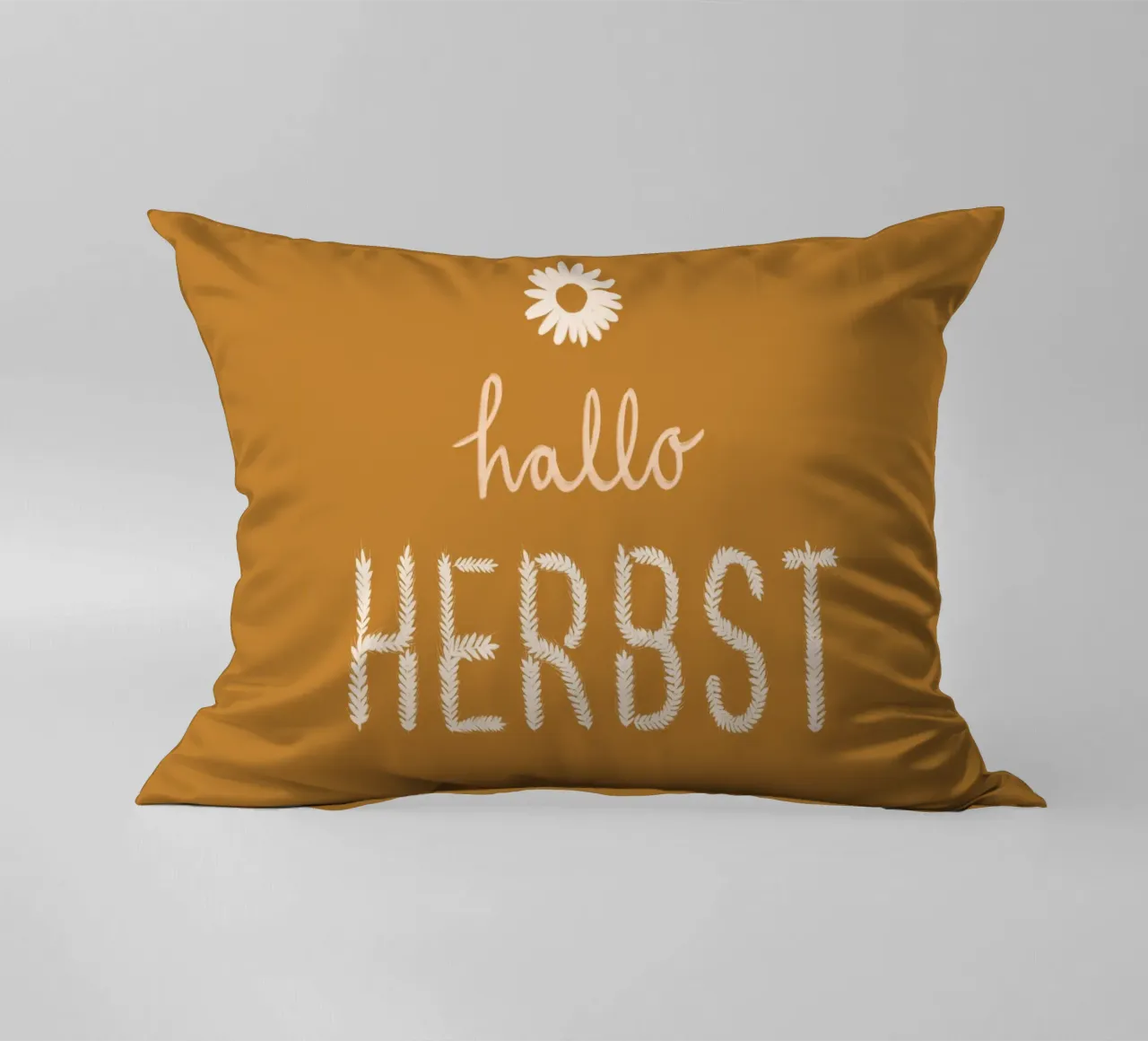 Hallo Herbst Getreide cuscino da Sophie Augustin Illustration