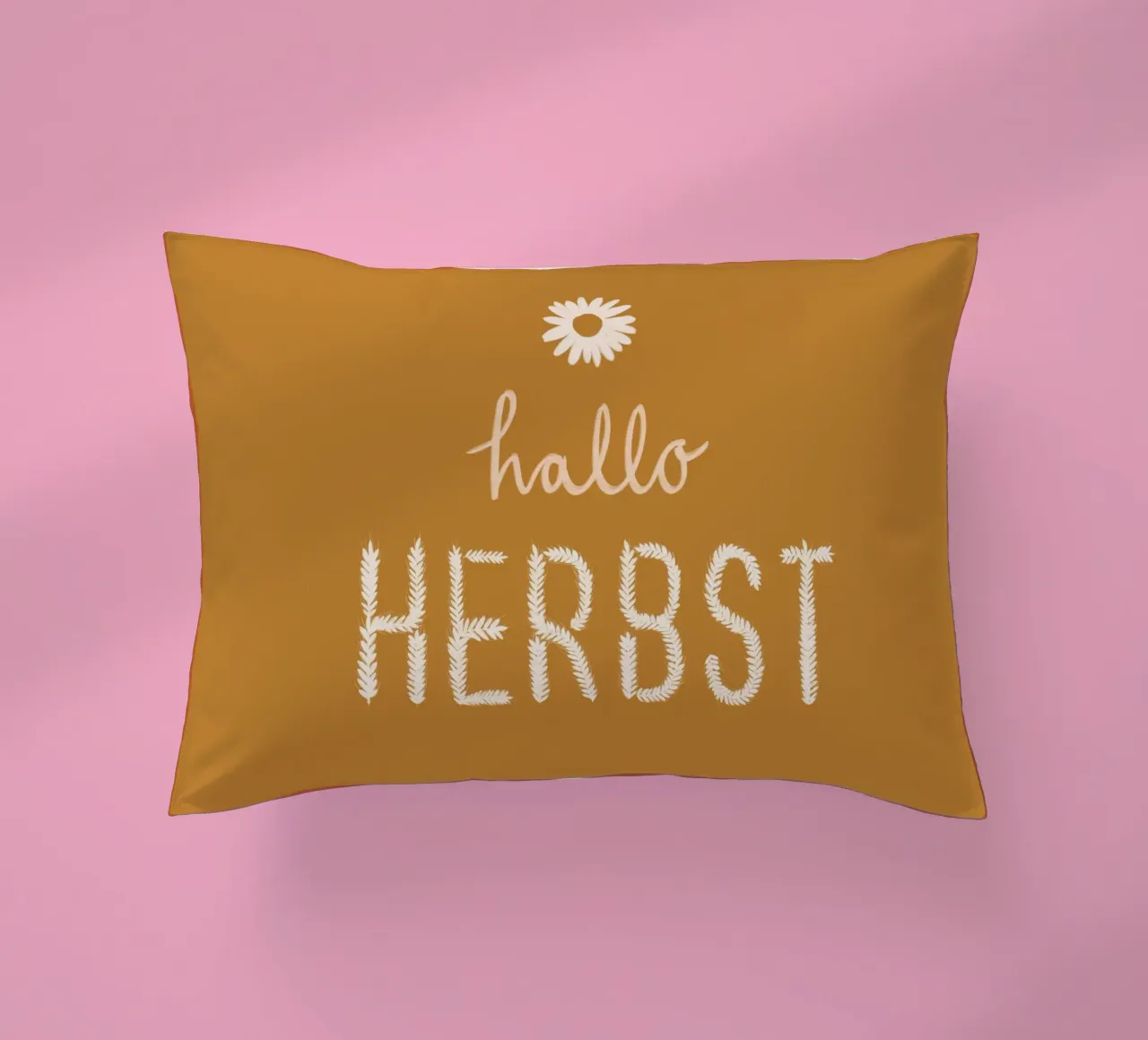Hallo Herbst Getreide cuscino da Sophie Augustin Illustration