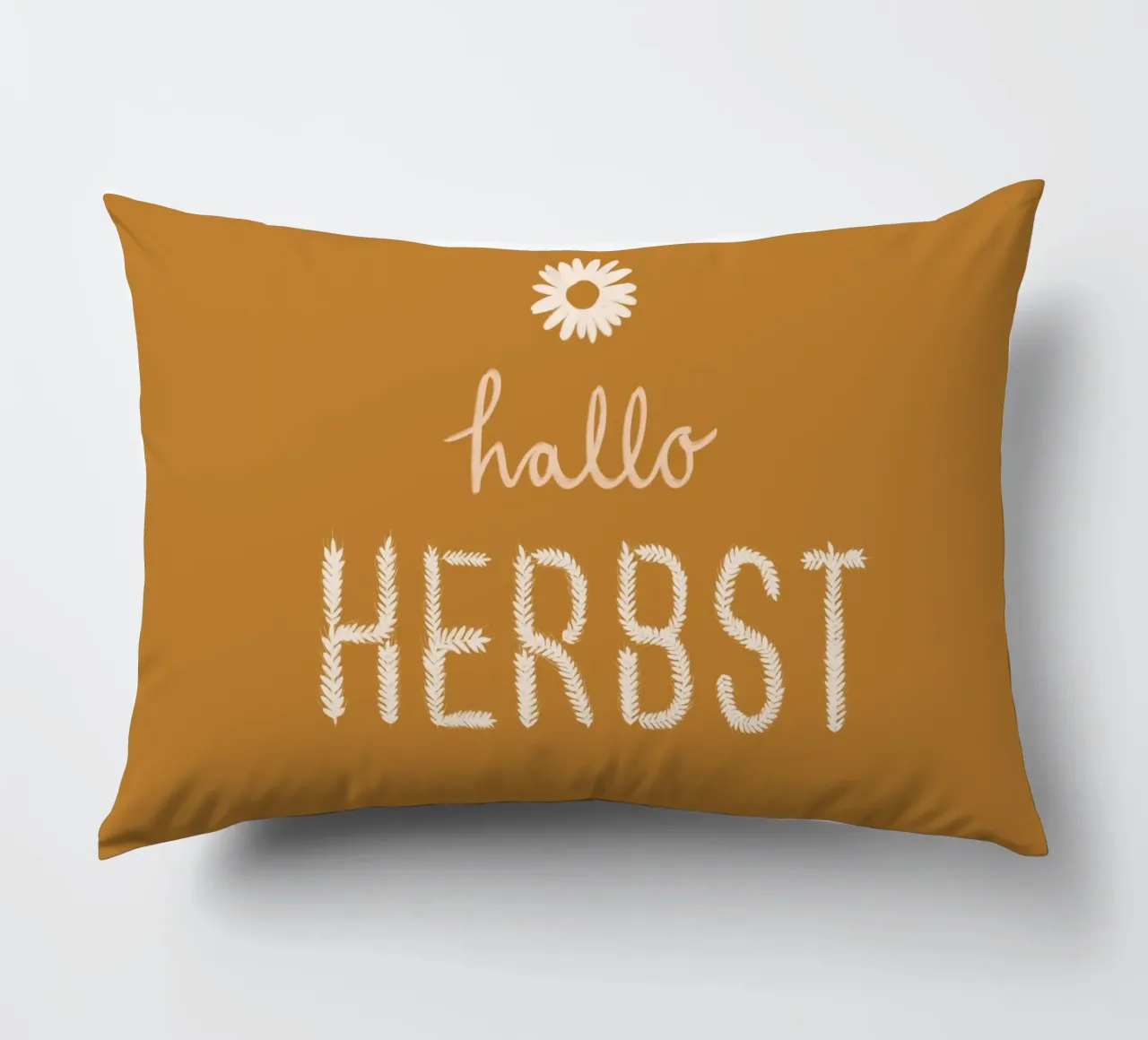 Hallo Herbst Getreide cuscino da Sophie Augustin Illustration
