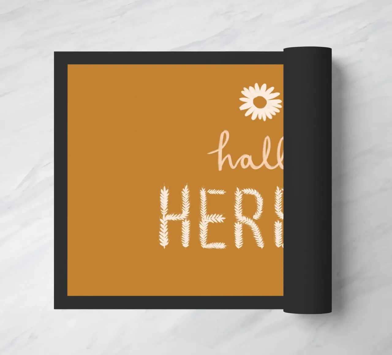 Hallo Herbst Getreide felpudo de Sophie Augustin Illustration