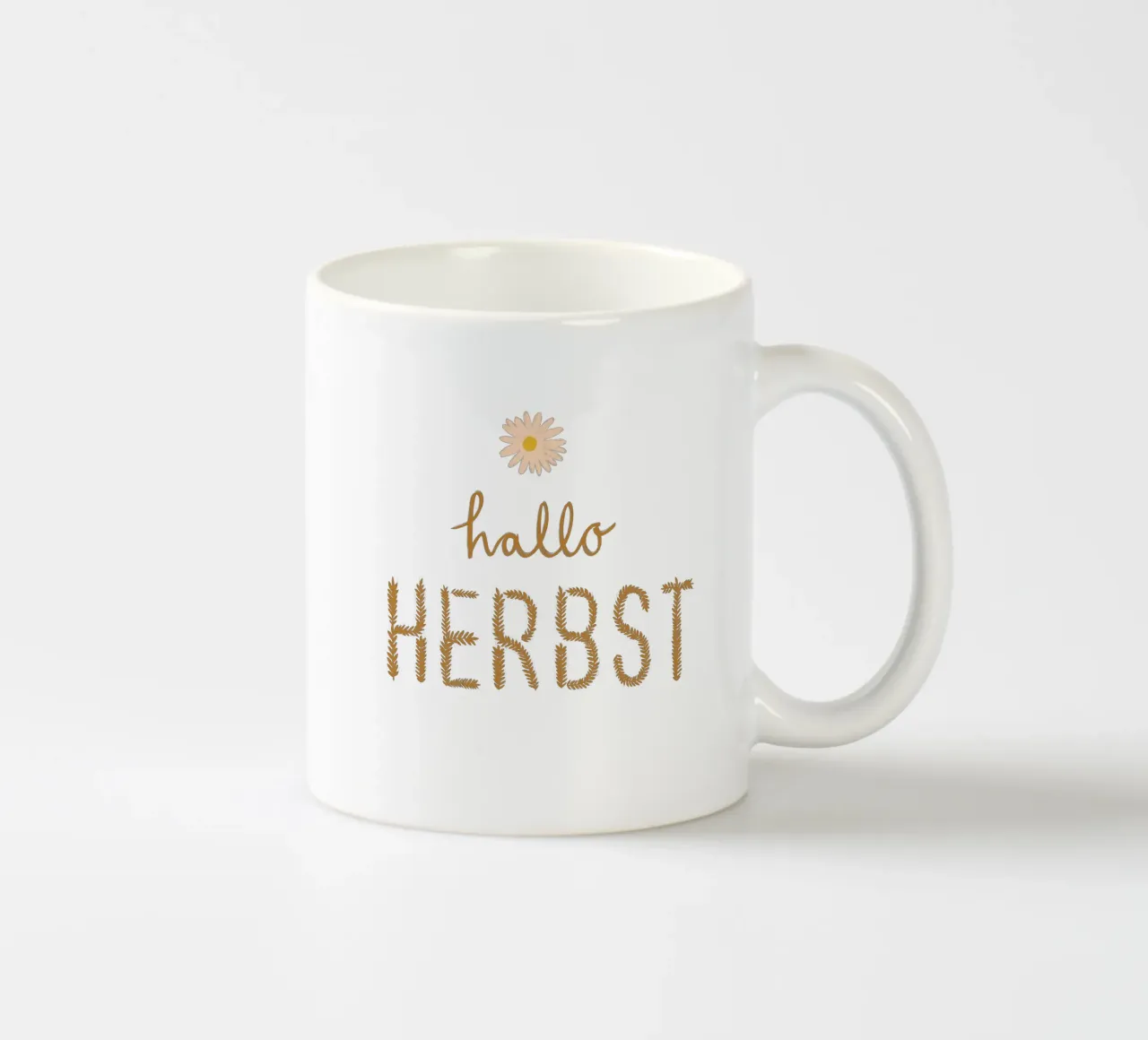 Hallo Herbst Getreide tazza in ceramica da Sophie Augustin Illustration