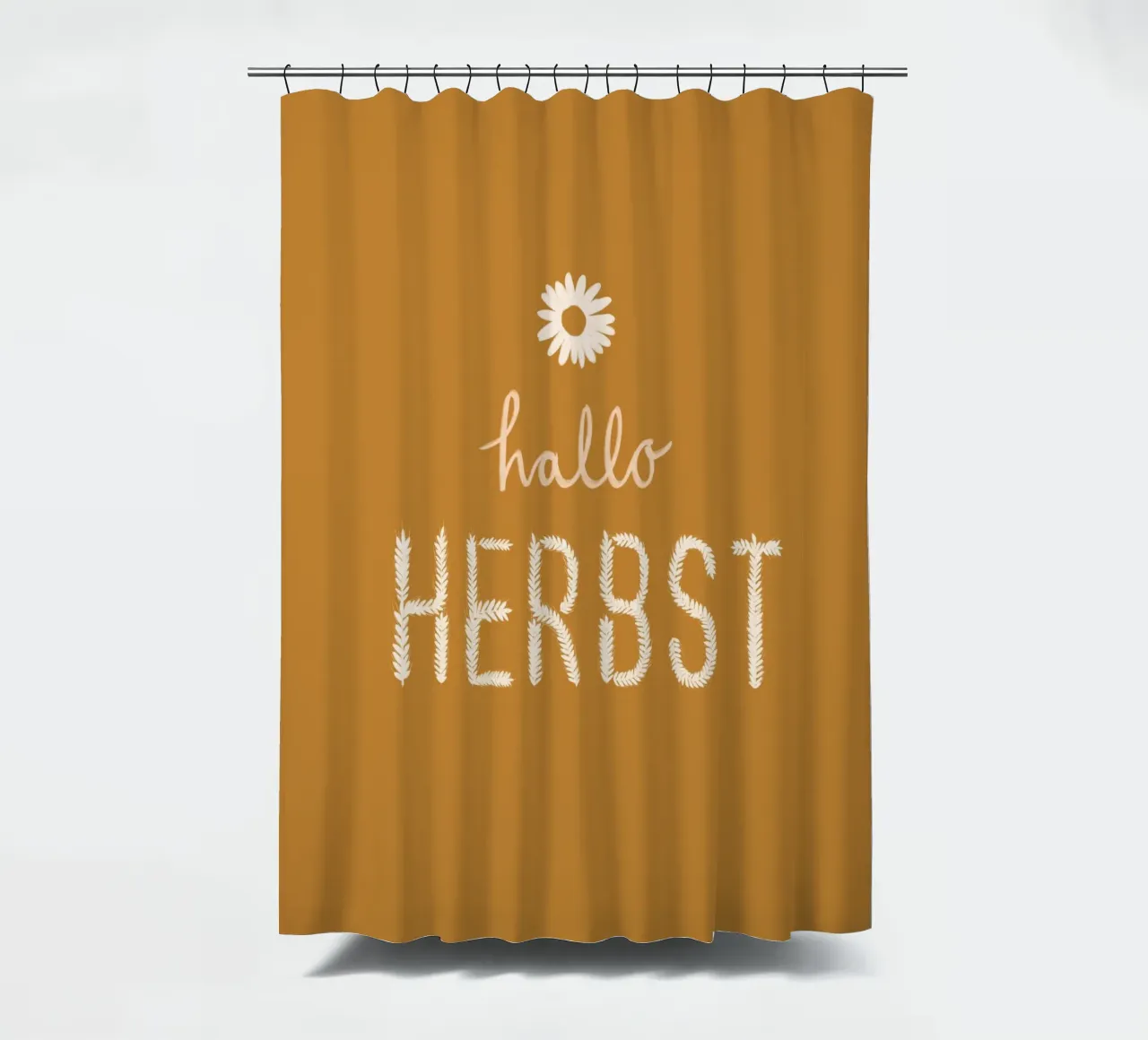 Hallo Herbst Getreide tenda da doccia da Sophie Augustin Illustration