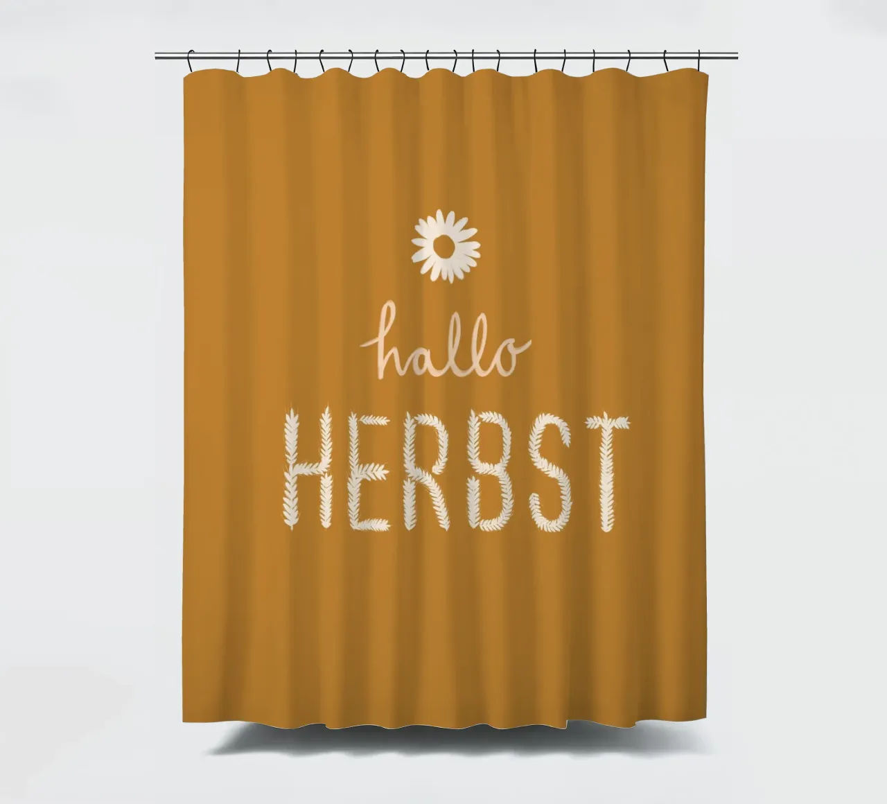 Hallo Herbst Getreide tenda da doccia da Sophie Augustin Illustration