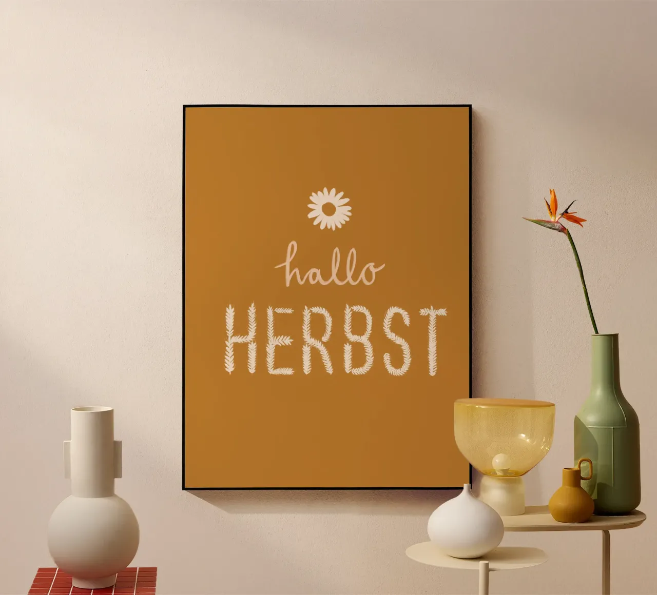 Hallo Herbst Getreide plexiglass da Sophie Augustin Illustration