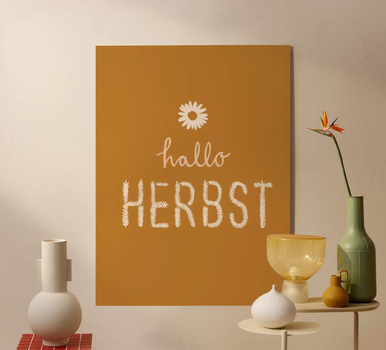 Hallo Herbst Getreide plexiglass da Sophie Augustin Illustration