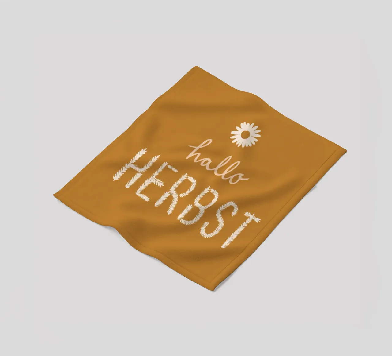 Hallo Herbst Getreide coperta in pile da Sophie Augustin Illustration