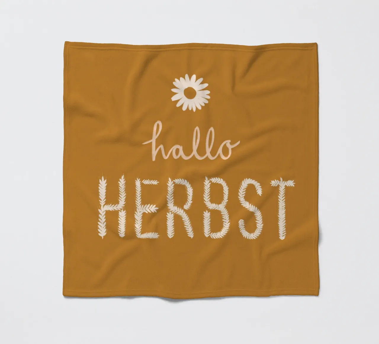 Hallo Herbst Getreide coperta in pile da Sophie Augustin Illustration