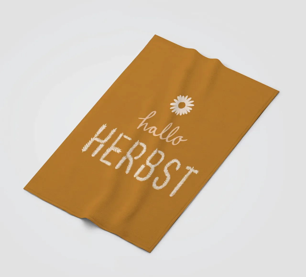 Hallo Herbst Getreide coperta in pile da Sophie Augustin Illustration