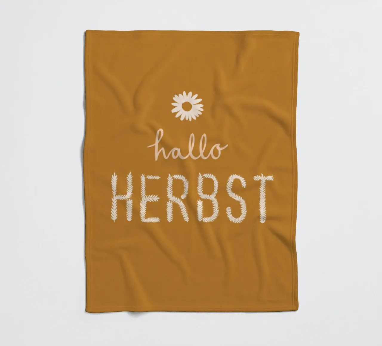 Hallo Herbst Getreide coperta in pile da Sophie Augustin Illustration