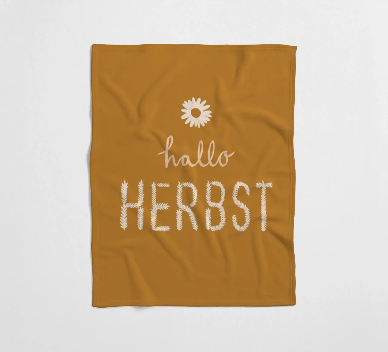 Hallo Herbst Getreide coperta in pile da Sophie Augustin Illustration