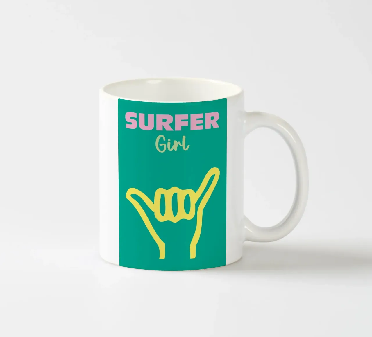 Surfer Girl tazza in ceramica da Art Fart