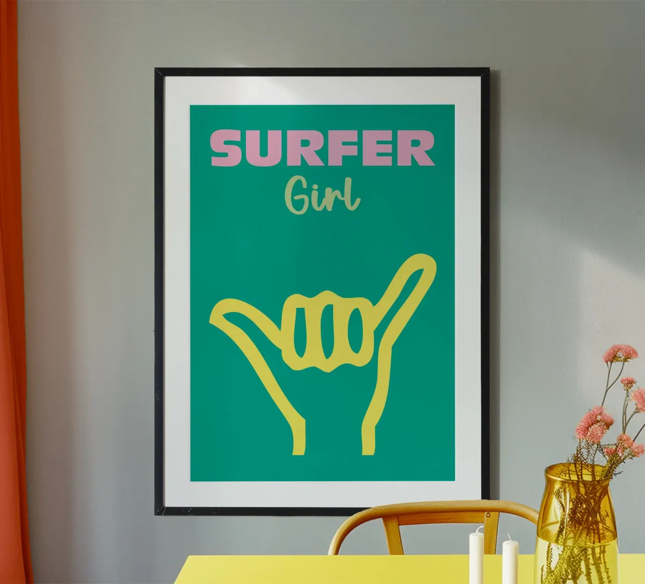 Surfer Girl carta hahnemühle da Art Fart
