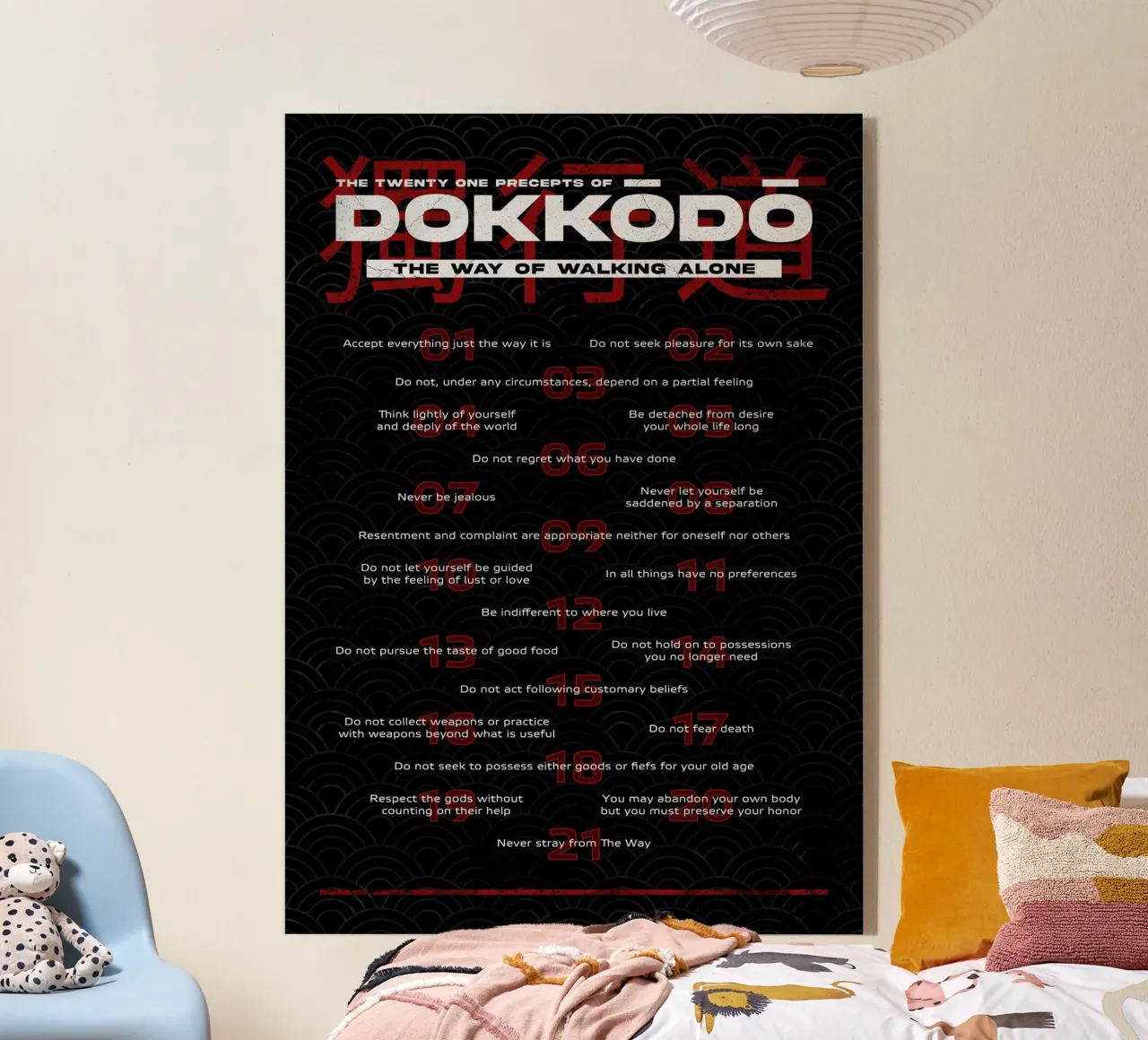 Dokkodo Precepts plexiglass da nabakumov