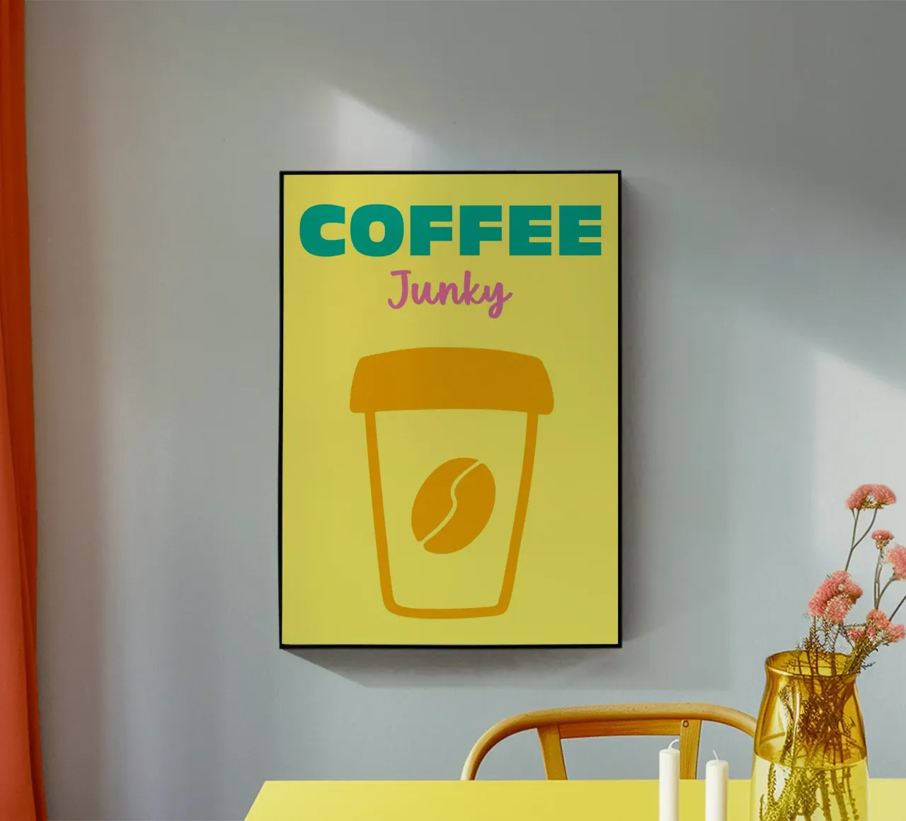 Coffee Junky plexiglass da Art Fart