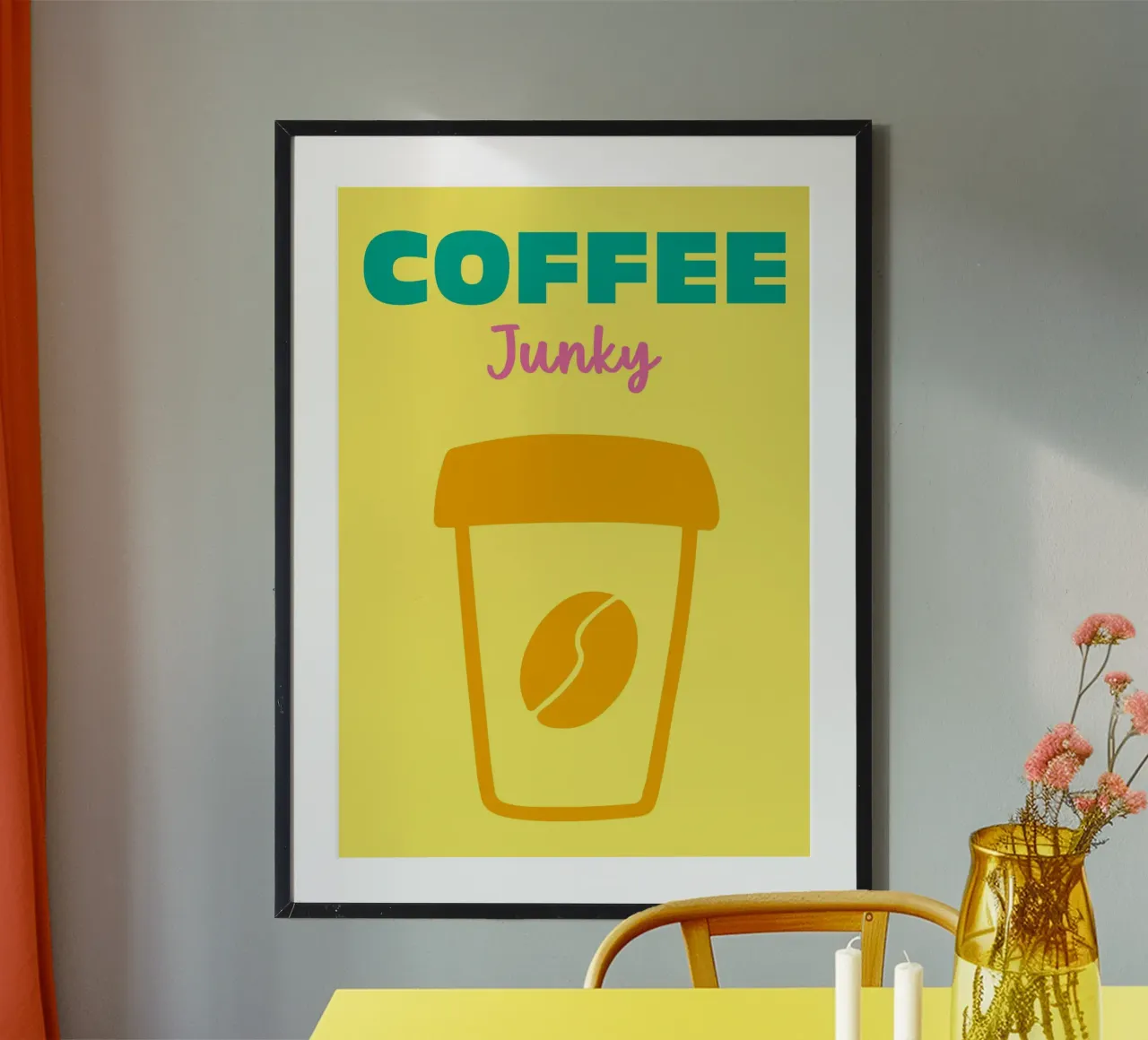 Coffee Junky carta hahnemühle da Art Fart