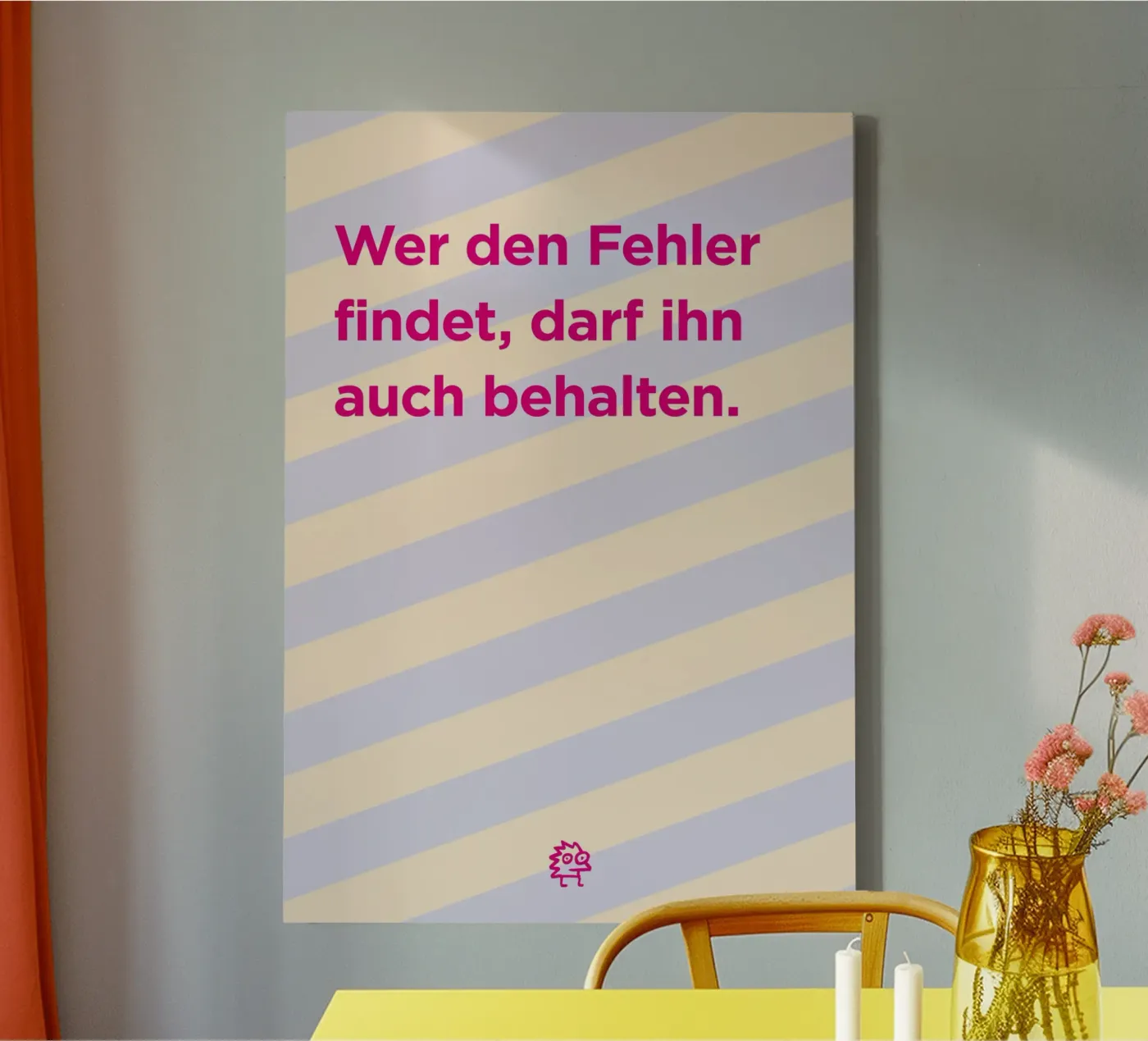 Der Fehler Leinwand von Art Fart