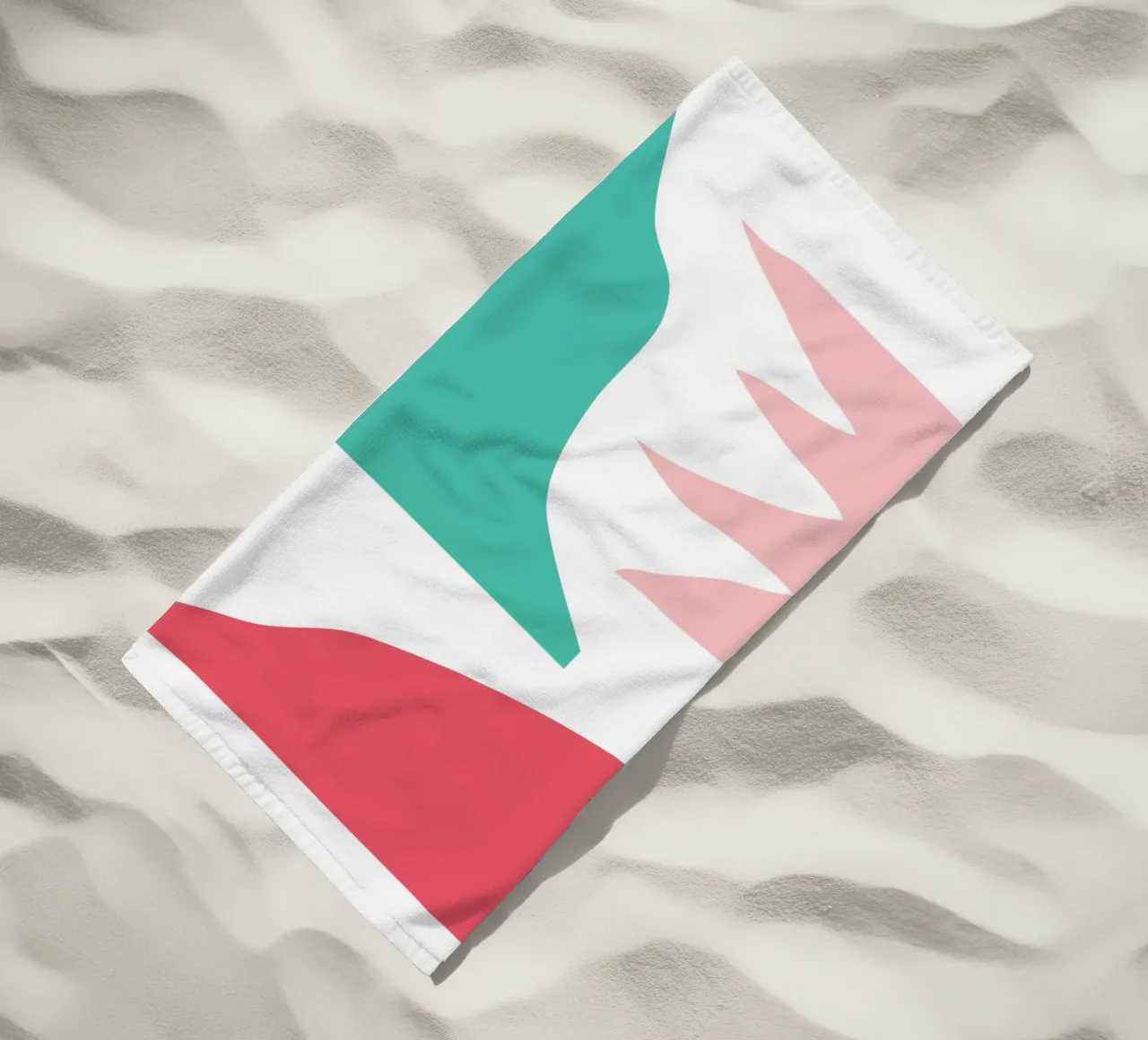 Sunset Somewhere beach towel by Kim Hubball Studio