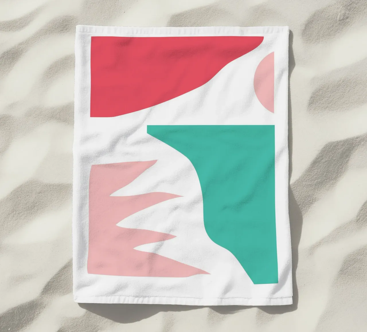 Sunset Somewhere beach towel by Kim Hubball Studio