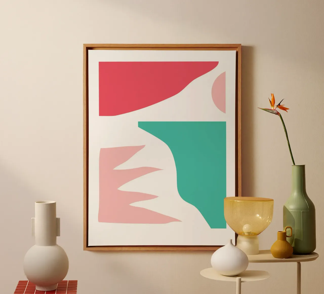 Tramonto da qualche parte tela da Kim Hubball Studio