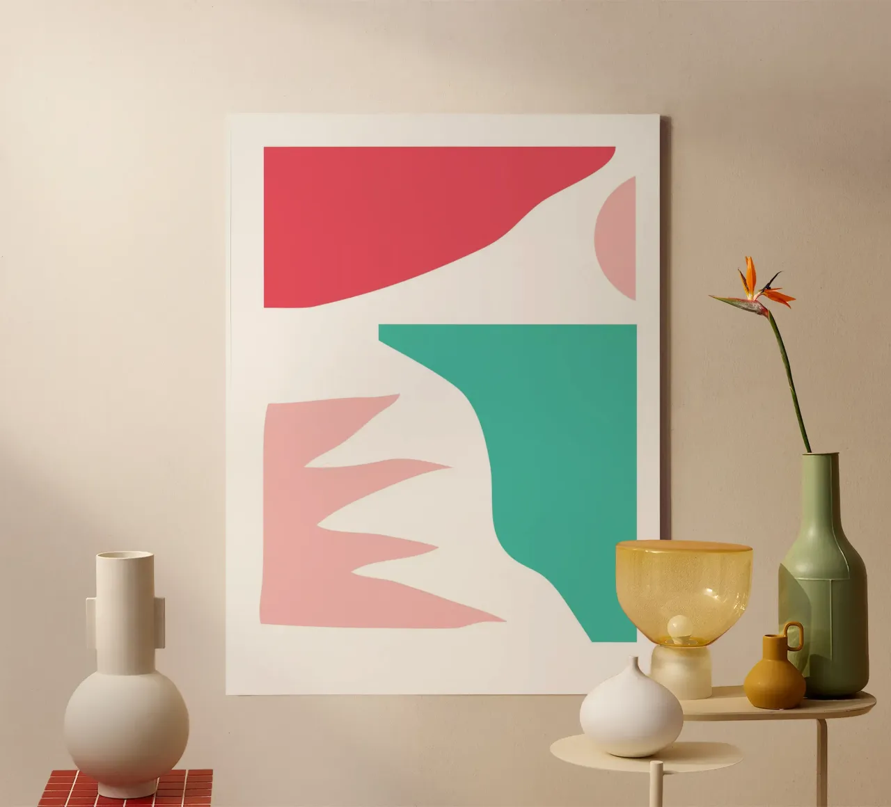 Tramonto da qualche parte tela da Kim Hubball Studio