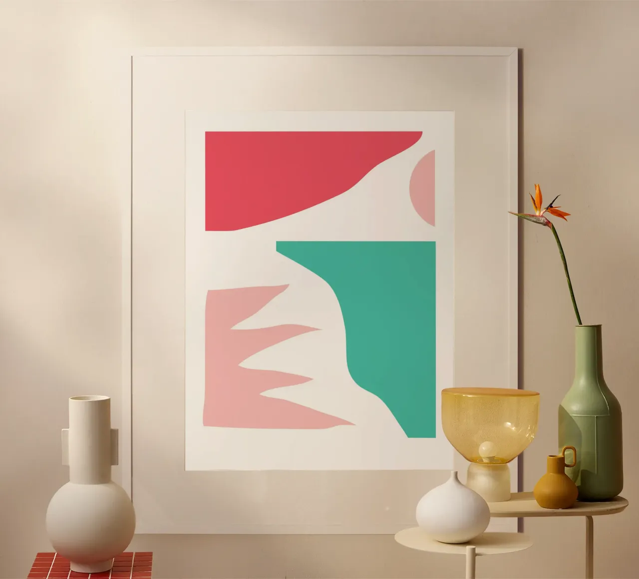 Sunset Somewhere poster by Kim Hubball Studio