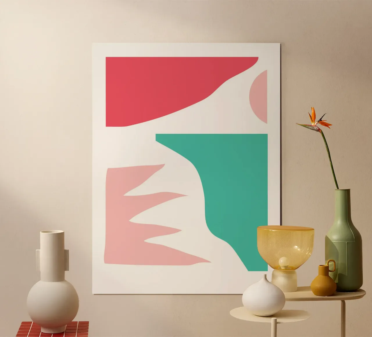 Tramonto da qualche parte poster da Kim Hubball Studio
