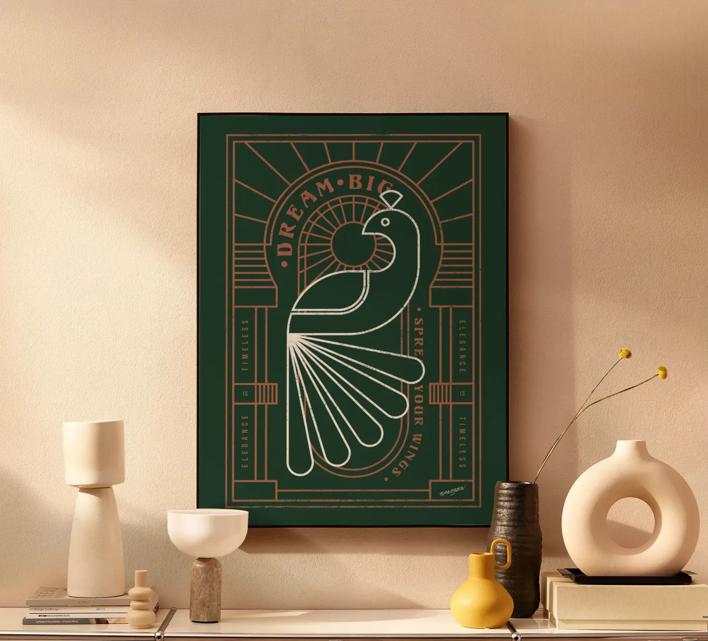 Dream big acryl van Tamsen Design