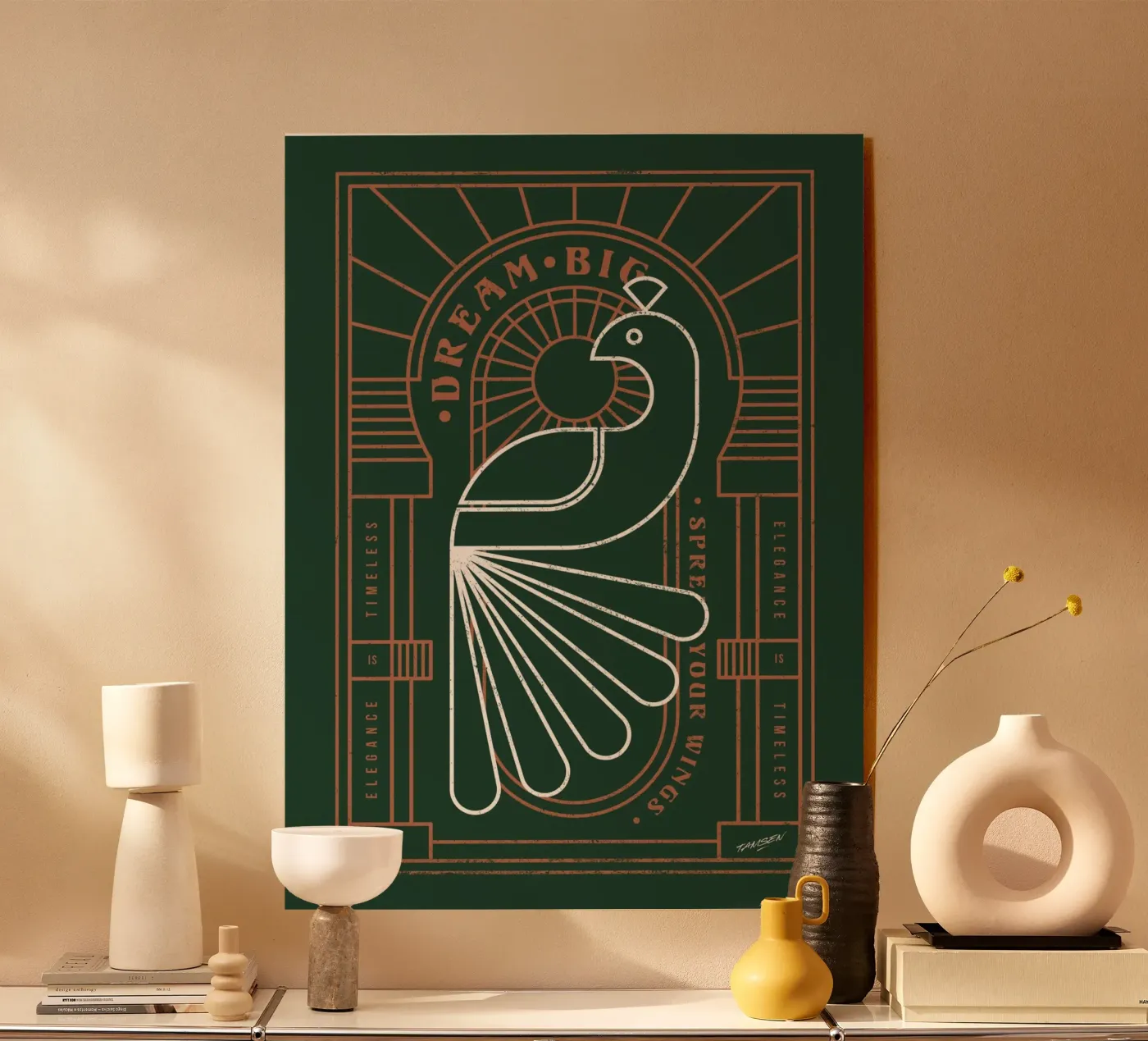 Dream big acryl van Tamsen Design