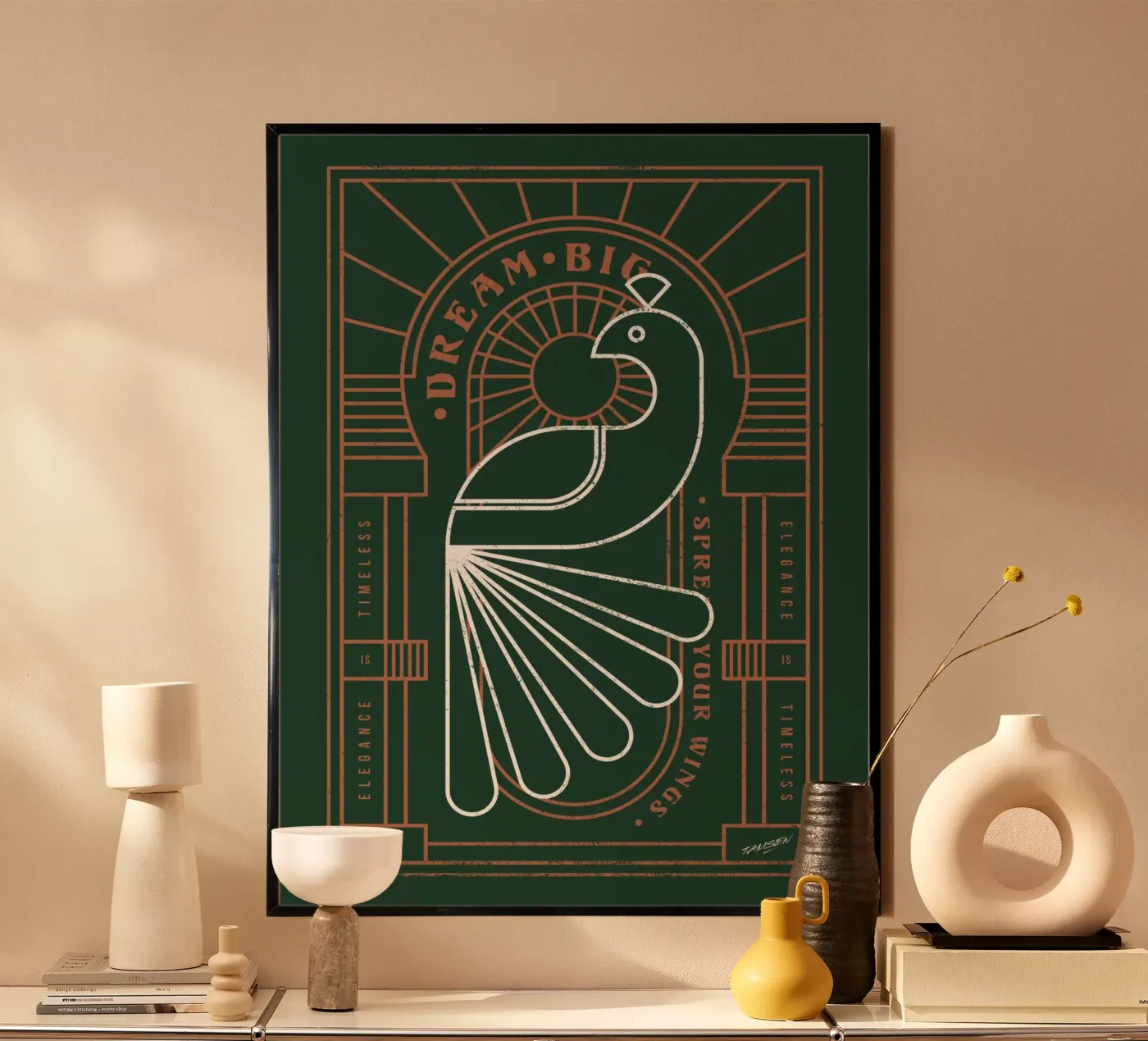 Dream big poster da Tamsen Design