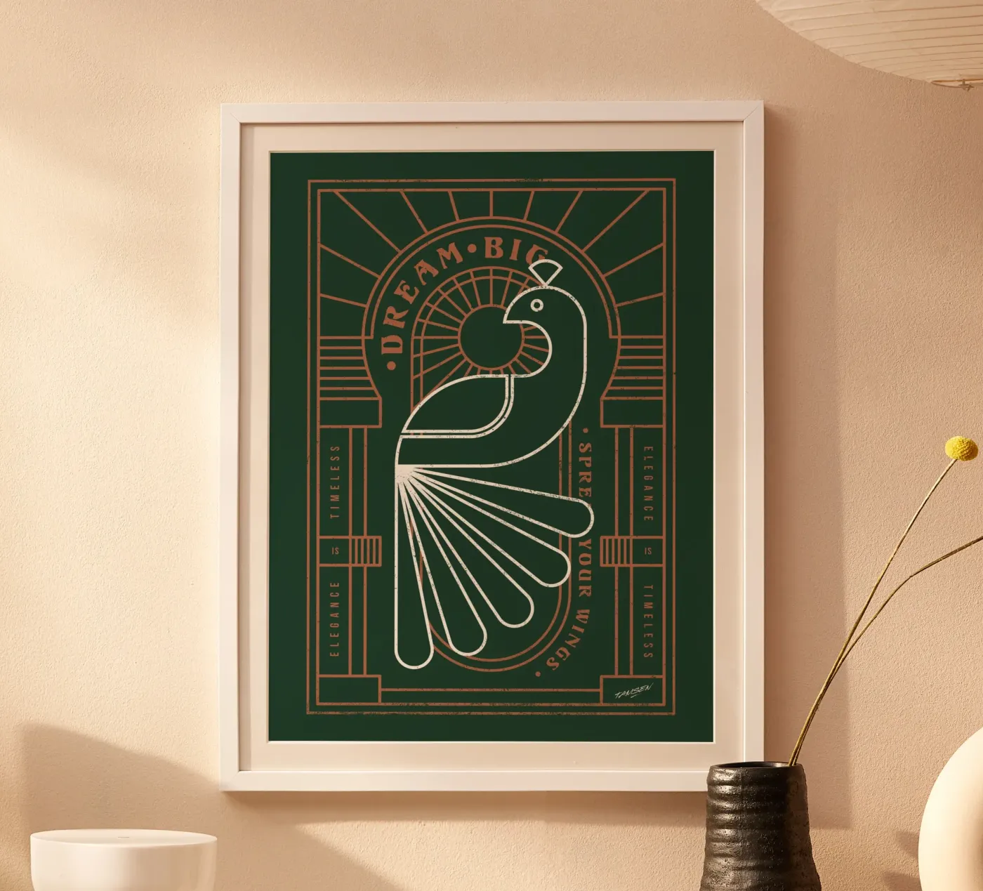 Dream big poster da Tamsen Design