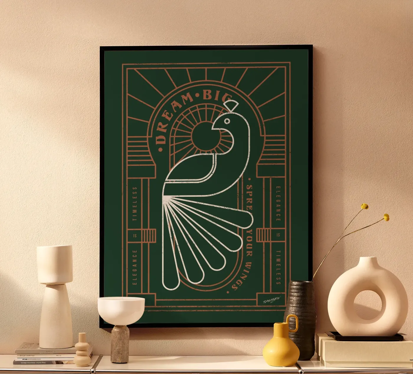 Dream big poster da Tamsen Design