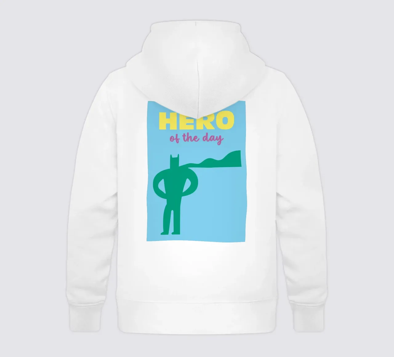 Hero of the day felpa bambino con cappuccio da Art Fart