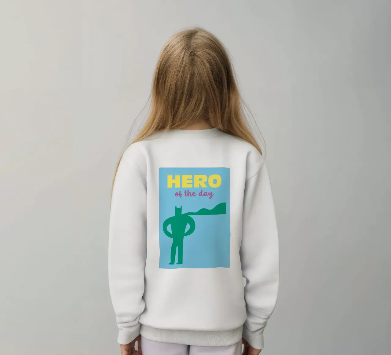 Hero of the day felpa bambino da Art Fart
