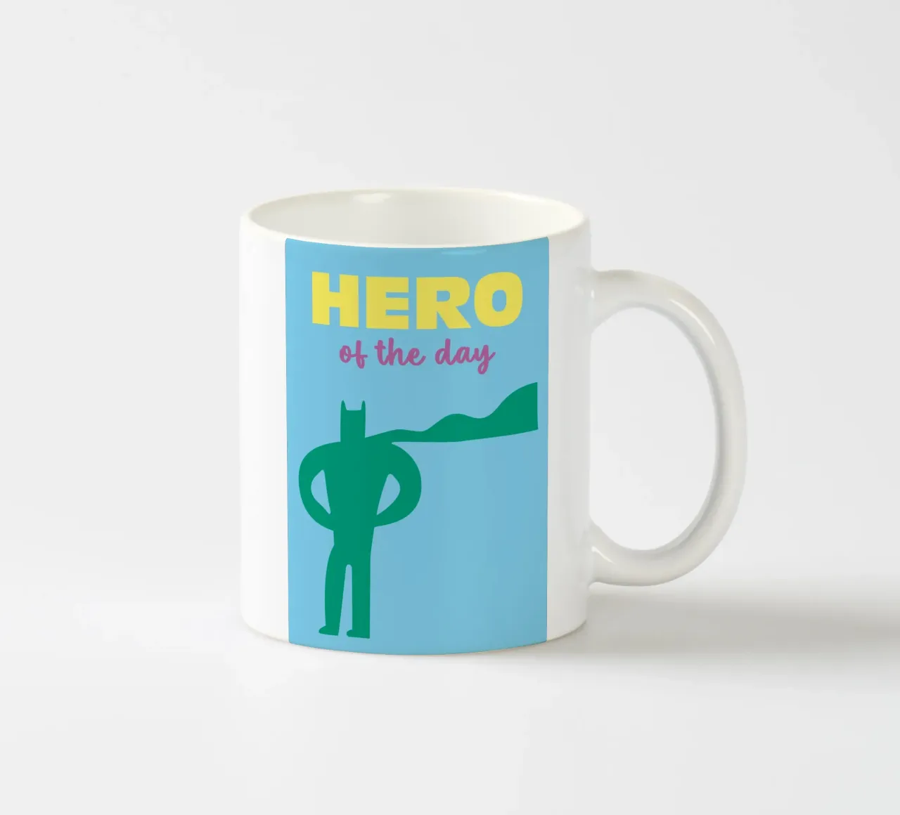 Hero of the day tazza in ceramica da Art Fart