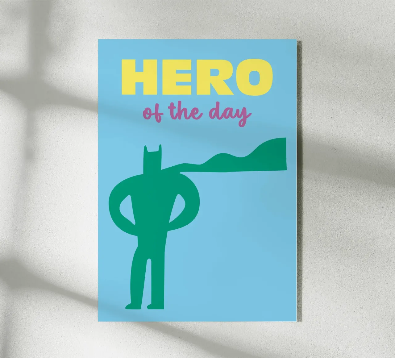 Hero of the day plexiglass da Art Fart