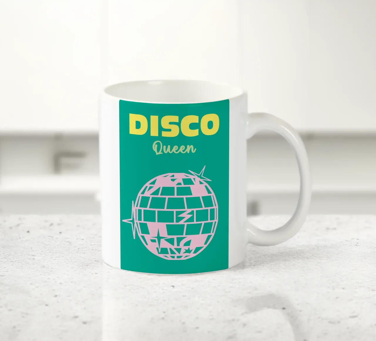 Disco Queen tazza in ceramica da Art Fart