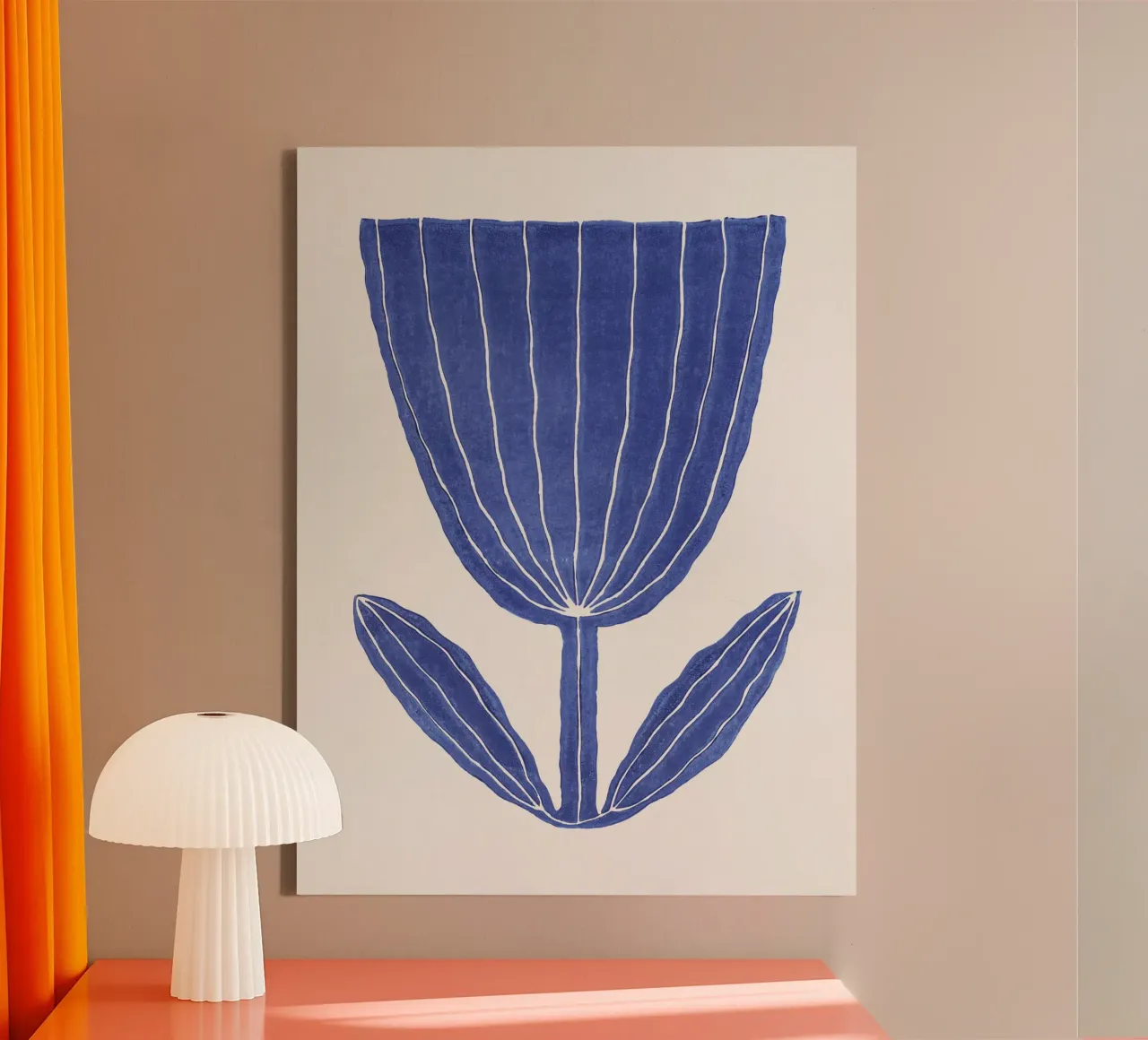 Alisa Galitsyna - Giant Tulip tela con Cornice a cassetta da The Artcircle