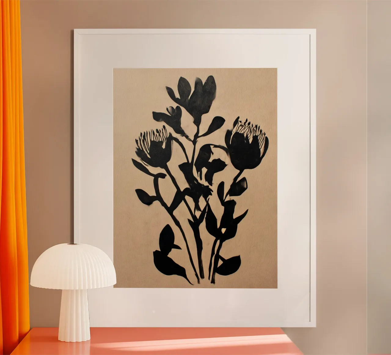 Studio di silhouette botaniche carta hahnemühle da Seed & Signal