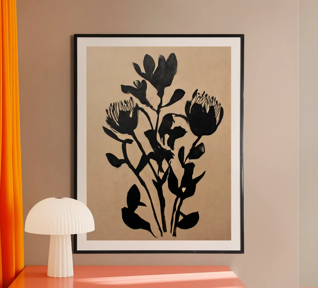 Studio di silhouette botaniche carta hahnemühle da Seed & Signal