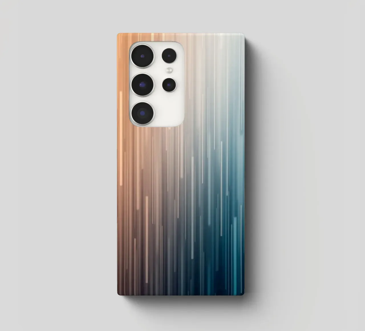 Parallele Pfade: Eine Gradientenreise von Sunset Glow Samsung Hülle von Artistic-shop