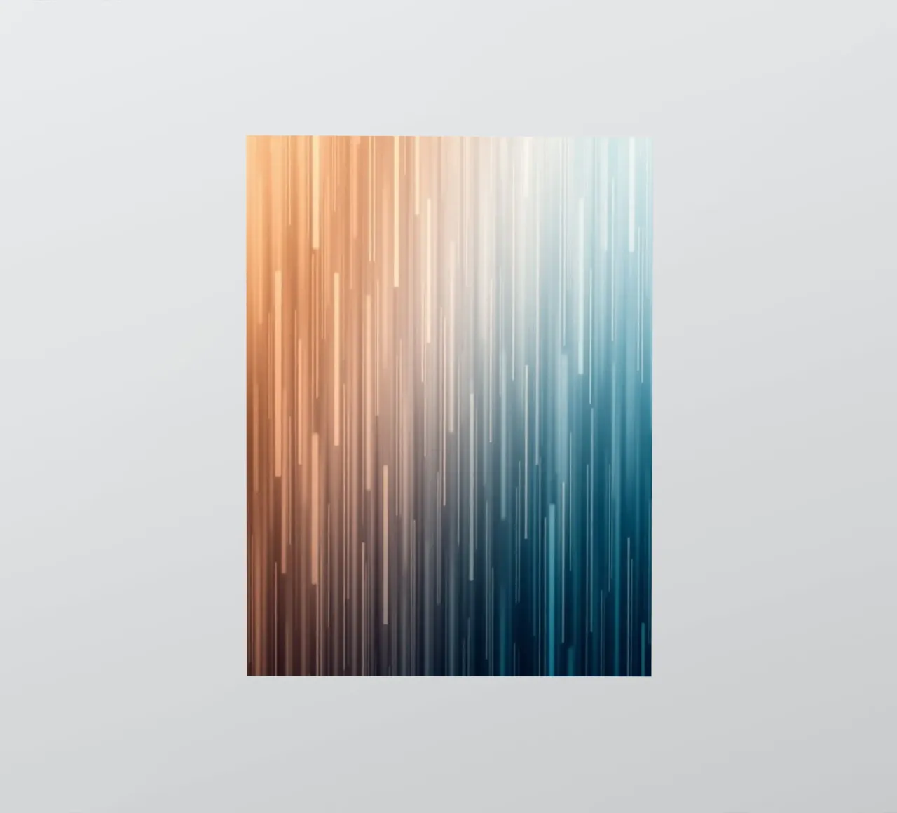 Parallele Pfade: Eine Gradientenreise von Sunset Glow Sticker von Artistic-shop