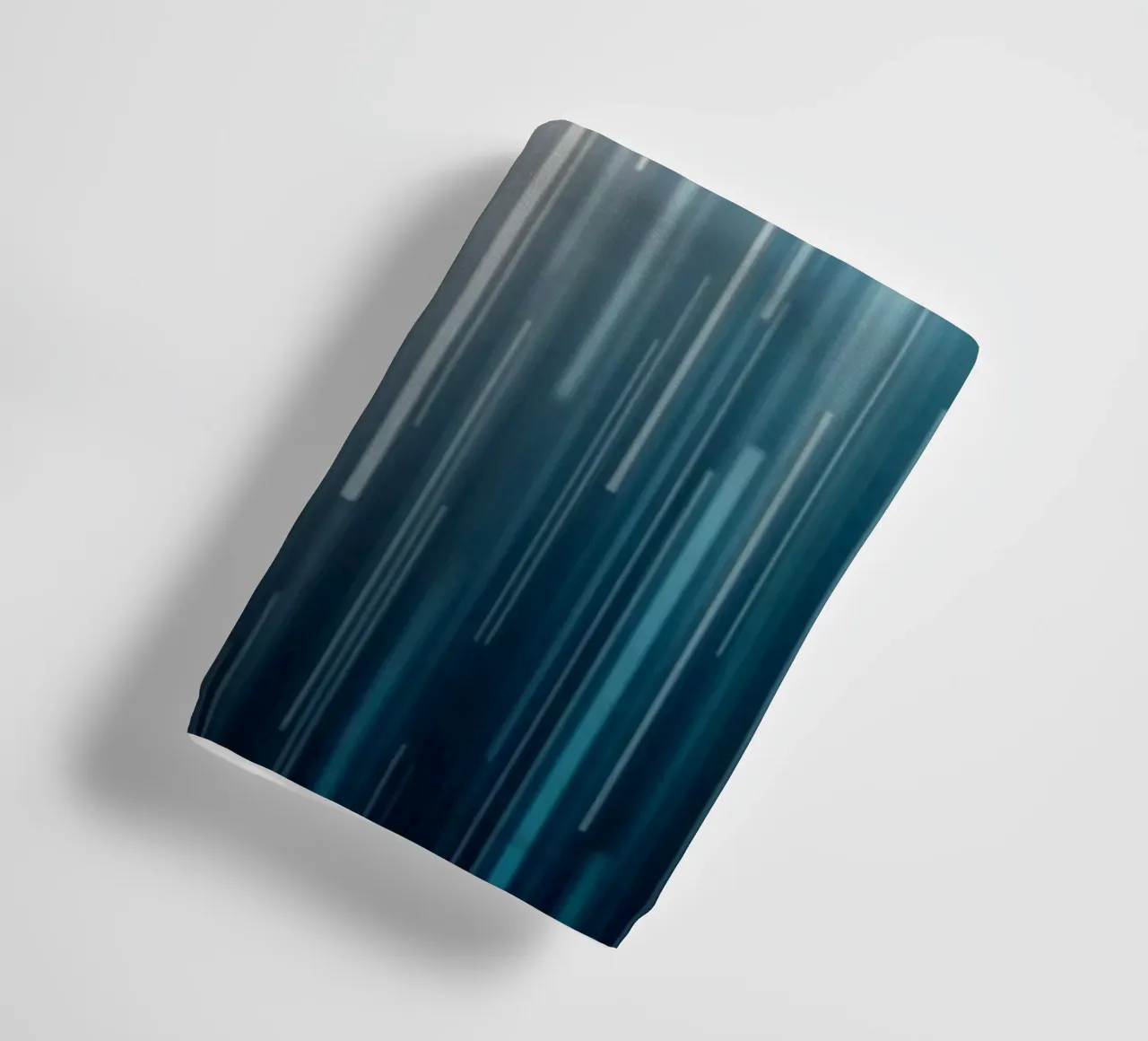 Parallele Pfade: Eine Gradientenreise von Sunset Glow Handtuch von Artistic-shop