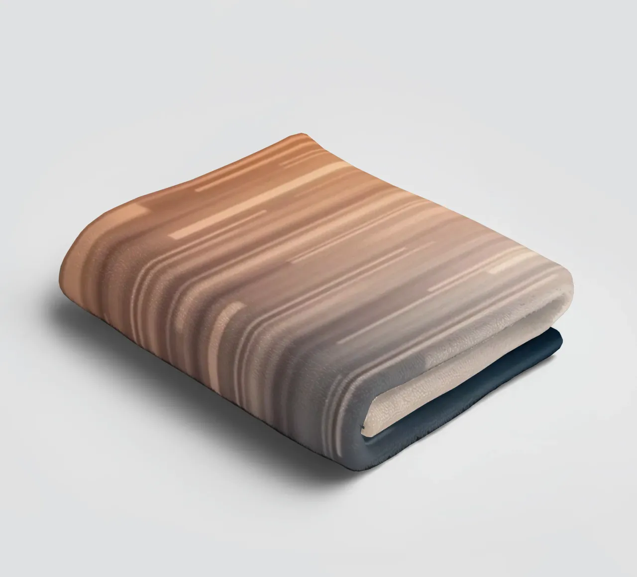 Parallele Pfade: Eine Gradientenreise von Sunset Glow Handtuch von Artistic-shop